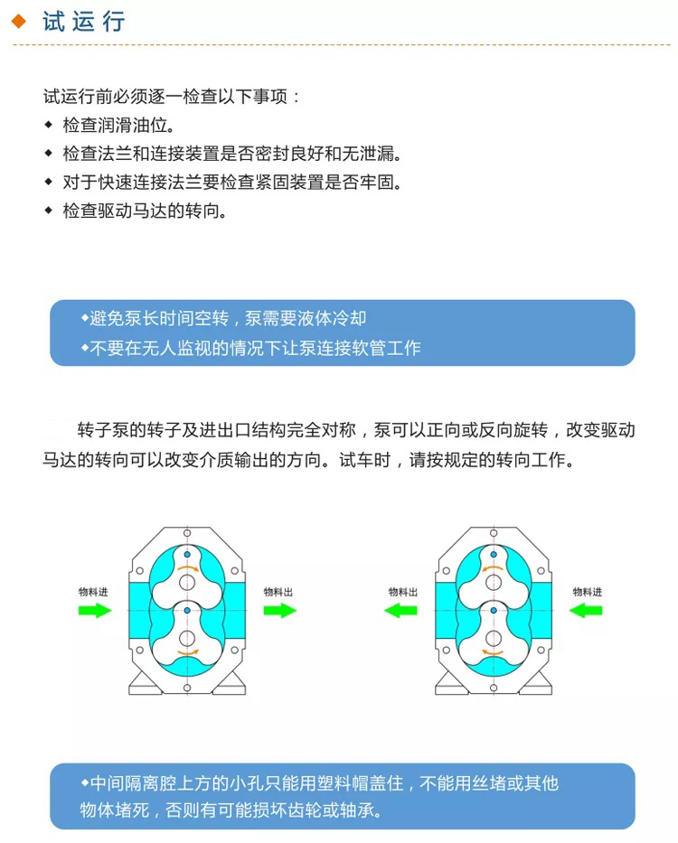 NZB旋转式凸轮转子泵